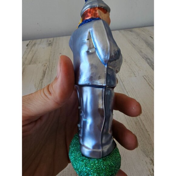 Patricia breen just married couple ornament wedding flowers Xmas tree glitter - Picture 4 of 8